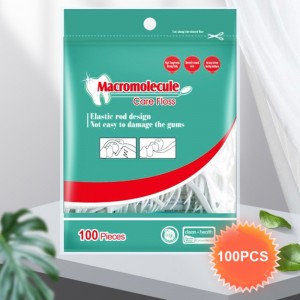 100 τεμάχια τσάντα υψηλής ποιότητας οδοντικό νήμα κατασκευαστής οδοντιατρική pick floss για ενήλικες οδοντικό νήμα